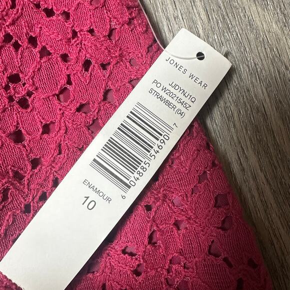 Jones Wear Vintage Strawberry Pink Skirt - Picture 5 of 6